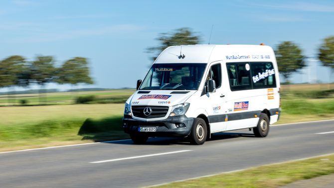 Multibus On Demand Verkehr von West Verkehr ©Smilla Dankert